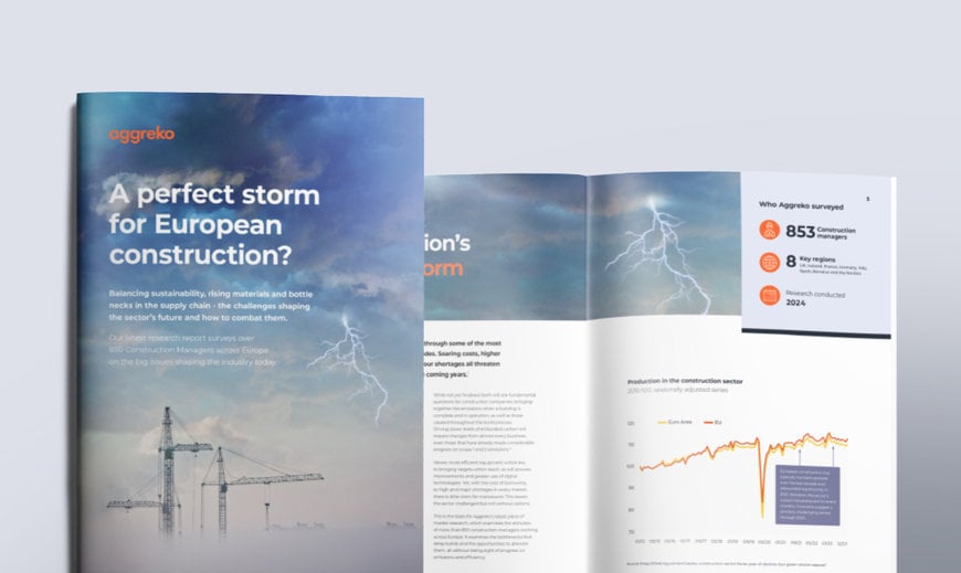 Aggreko Rapport: Ondanks toenemende focus op duurzaamheid wordt bouwsector nog altijd geconfronteerd met barrières op gebied van groene technologie